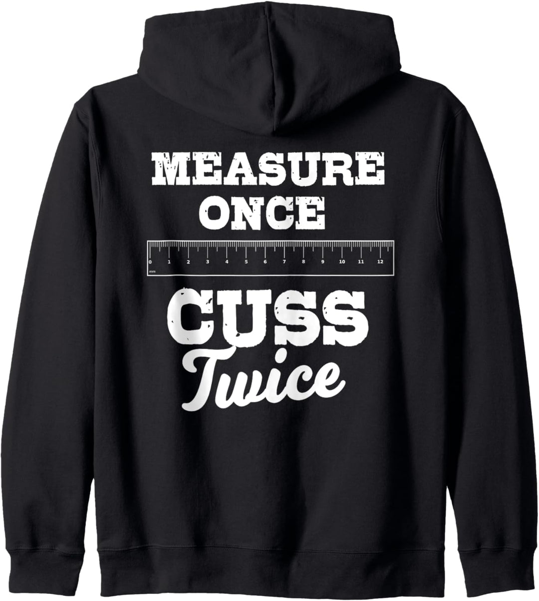 Zimmermann Geschenke Design auf der Rückseite der Kleidung Kapuzenjacke