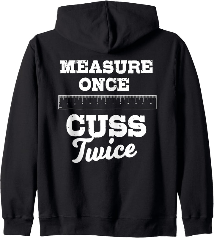 Zimmermann Geschenke Design auf der Rückseite der Kleidung Kapuzenjacke