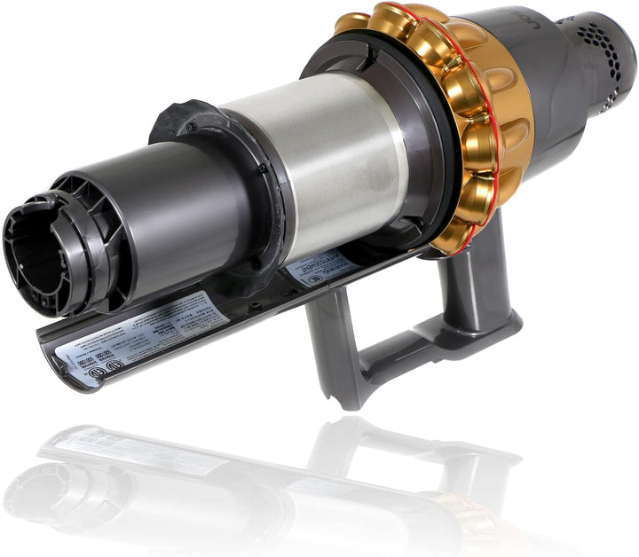 Spares2go V15 Big Cyclone Motor Body Gold kompatibel mit Dyson SV22 Click in Detect 965478-15