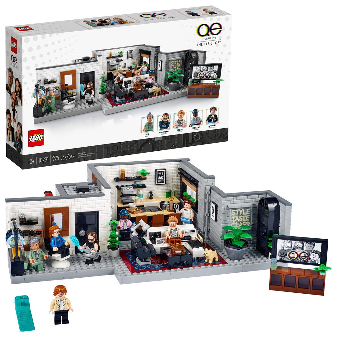 LEGO Queer Eye - The Fab 5 Loft 10291 Bauset (974 Teile)
