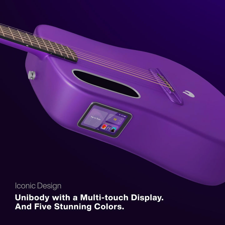 LAVA ME 4 Kohlefaser-Elektroakustikgitarre mit FreeBoost 3.0-System, Smart Gitarre mit Gitarrentasch