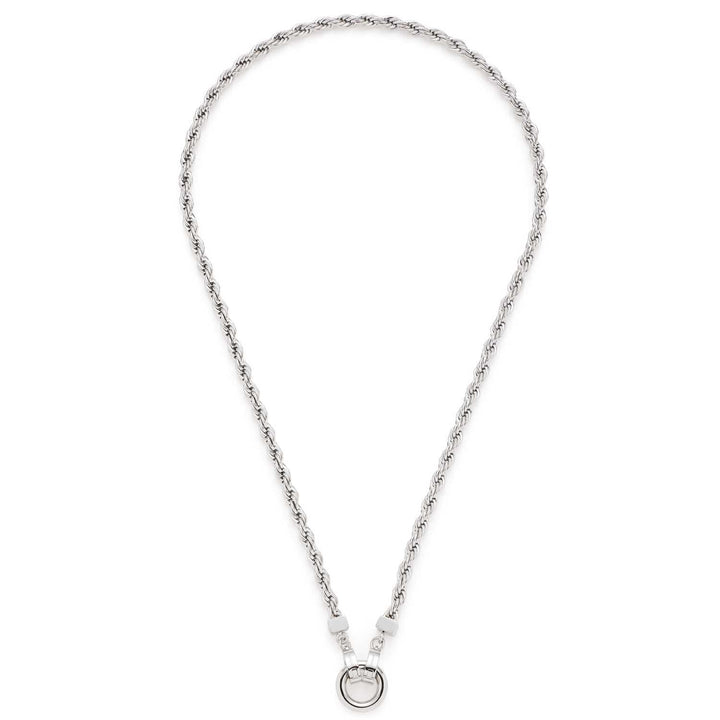 Leonardo Jewels Cordula Halskette, Kette aus Edelstahl mit Clip&amp;Mix Verschluss, silber, Anker-Kette