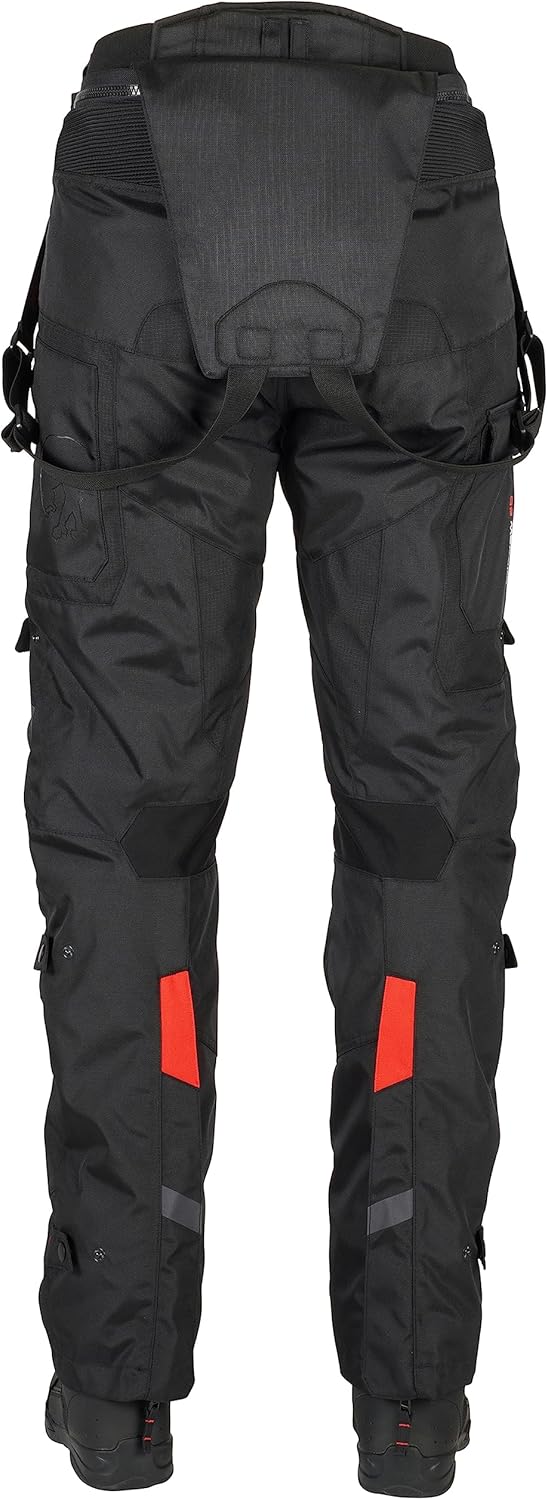Furygan Herren Gravity Trousers Pants S Schwarz-rot, S Schwarz-rot