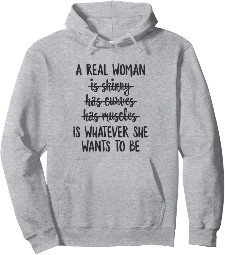 Feminismus Spruch Feminist Feministin Frauen Body Positivity Pullover Hoodie