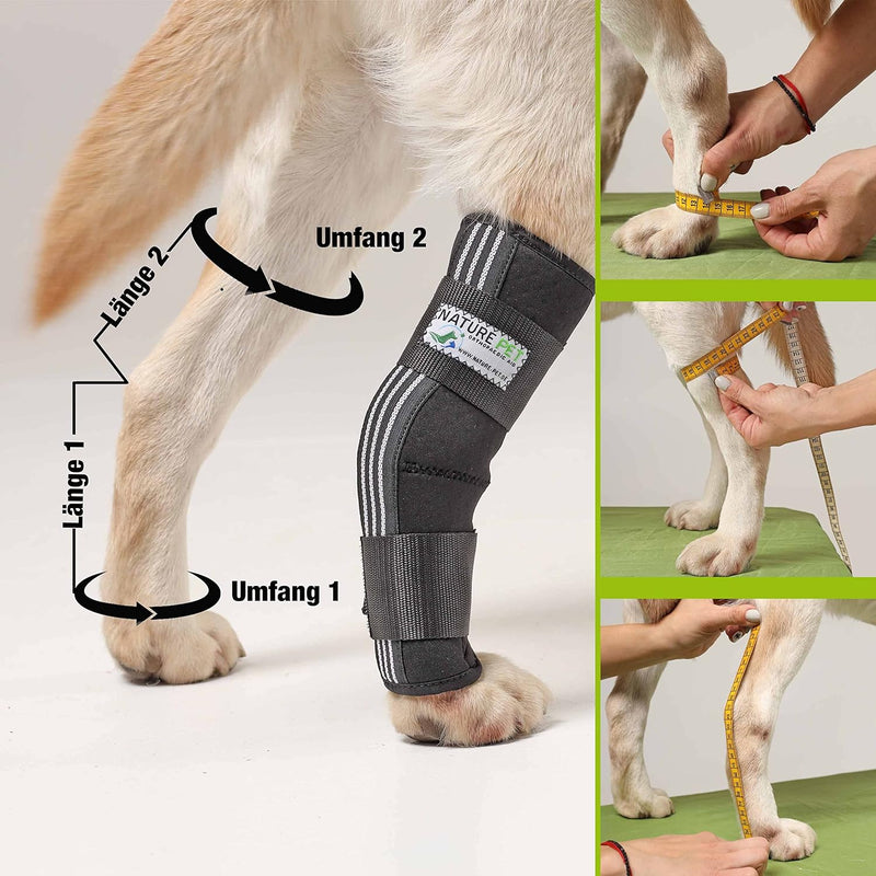 Nature Pet Tarsal- / Sprunggelenk Schutz Bandage 135° Winkel für Hunde (S 4) 4 S, 4 S