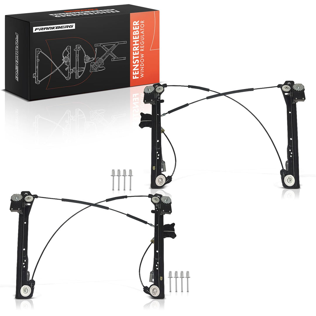 Frankberg 2x Fensterheber Elektrisch Ohne Motor Vorne 51337340271 | Kompatibel mit M.i.n.i R.o.a.d.s