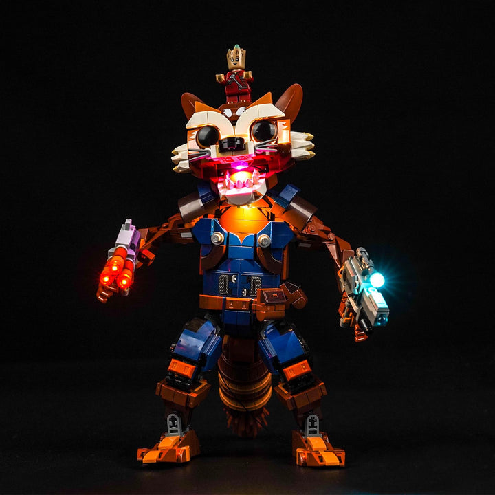 Led Licht Set Kompatibel mit Lego 76282 Rocket & Baby Groot (Kein Modell), Dekorationsbeleuchtungsse