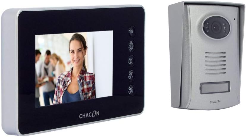Kabelgebundenes Videotelefon mit 4,3 Zoll Display – Schwarz