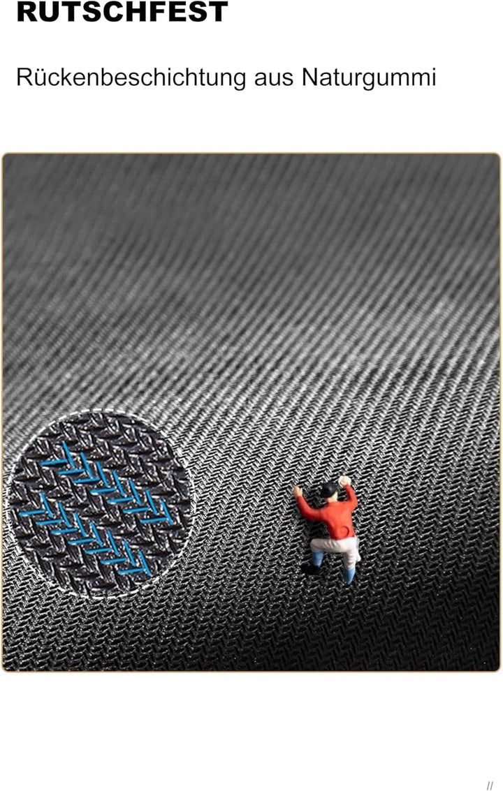 Tobil Badematte rutschfest saugfähig Badvorleger Badezimmerteppich Weiss-001 40x60-60x80 (50x80cm),