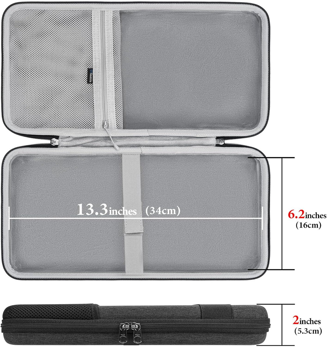 GEEKRIA 75% Tastaturhülle, Hartschalen-Reisetragetasche für mechanische Gaming-Tastatur mit 84 Taste