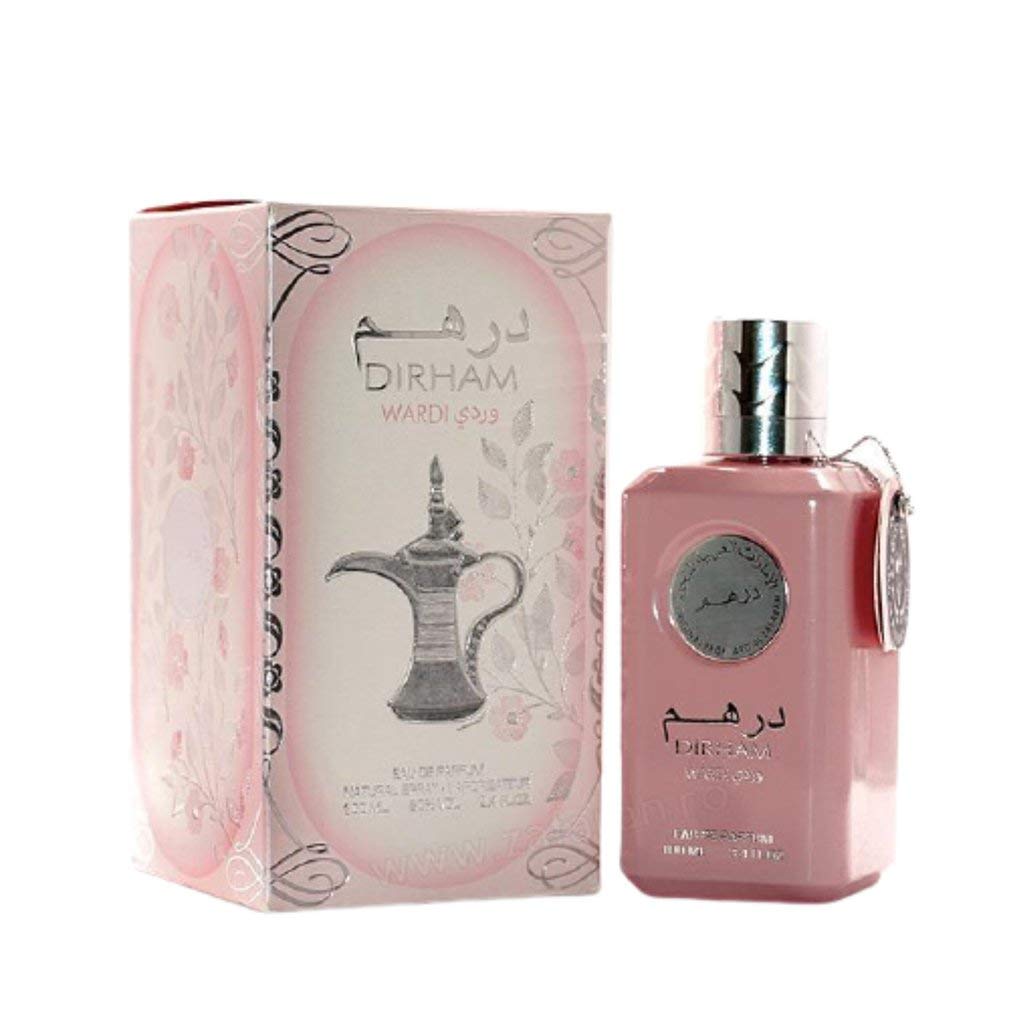 Ard Al Zaafran natürliches Parfum „Dirham Wardi Edp“, Qualitätsspray, 100 ml, bester Duft für Frauen