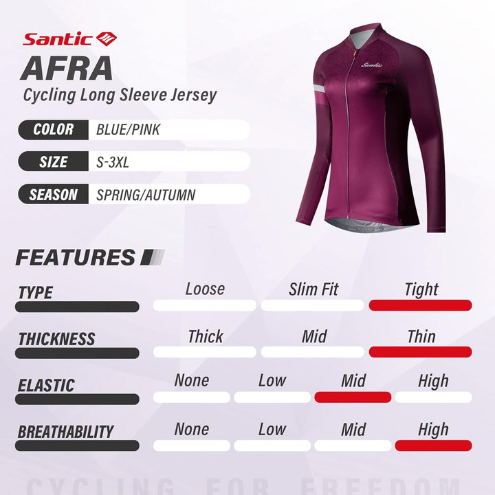 Santic Radtrikot Damen Kurz Fahrradtrikot Damen Fahrrad Shirt M Violett, M Violett