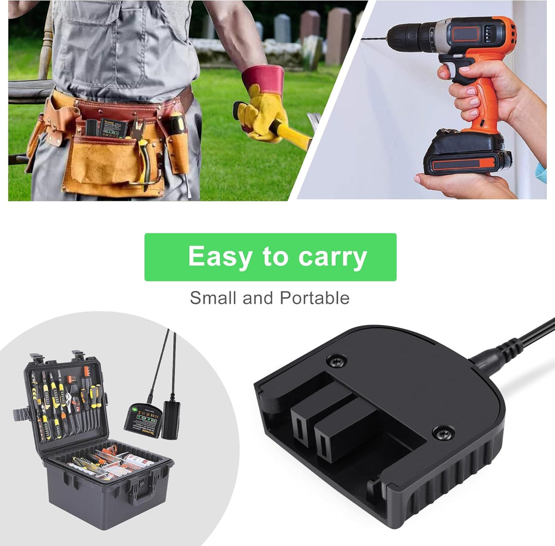9.6V-18V Ladegerät für Black+Decker 9.6V 12V 14.4V 18V NI-MH/NI-Cd Akkus, für HPB12 HPB14 HBP18 A171