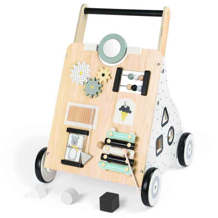 Lauflernwagen, Baby Spiel und Laufwagen mit regulierbarer Geschwindigkeit, Baby Walker Gehhilfe Abne