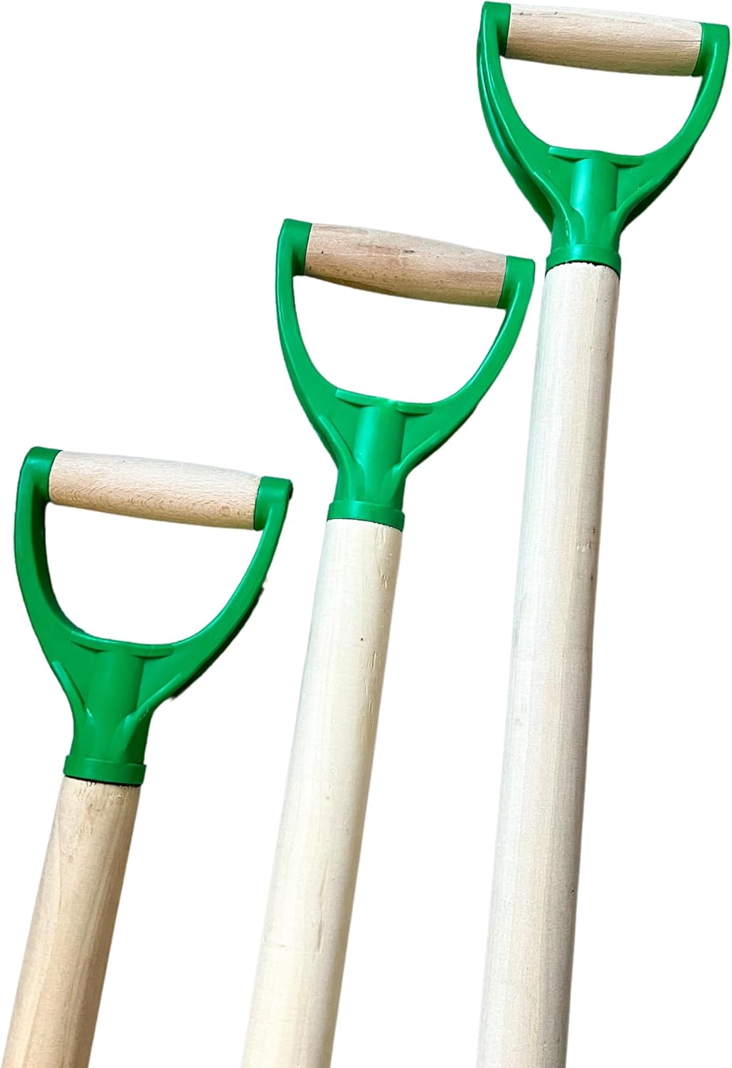 pokm toolsmarket - Besenstiel Holz mit Plastik Griff, 95 cm, Holzstiel aus Bochenholz, Gerätestiel Ø