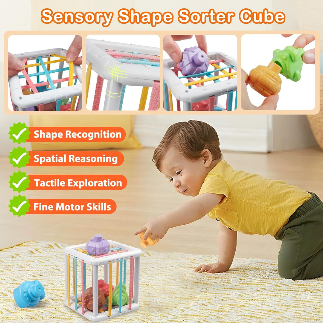 Aliex Baby Spielzeug, Montessori Babyspielzeug – Motorikspielzeug | Stapelturm | Stapelsteine | Moto