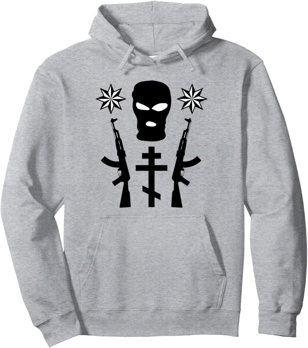 Russische Gangster Russische Mafia Bandit Maske Räuber Maske UdSSR Pullover Hoodie