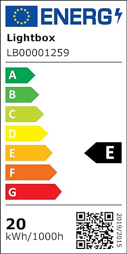 Lightbox LED Panel Deckenleuchte - Deckenlampe, Warmweisses Licht, 40 x 40cm, 24 Watt, 2400 Lumen, 2