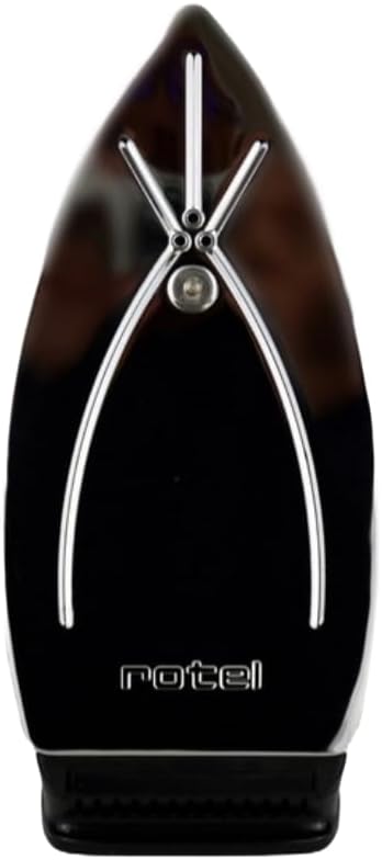 Rotel Professional Extra Schwarz Dampfbügeleisen Bügelstation mit Edelstahlsohle / 800W / isolierter
