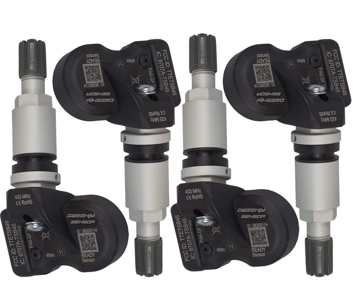 DWEEKIY 4 x RDKS/TPMS Sensoren – Reifendruckkontrollsystem passen für Ford Kuga (III) - Typ [C520/DF