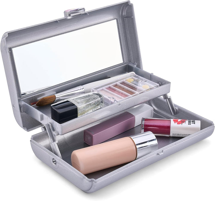 Caboodles Take-It Tote Silberfarbenes Glitzer., Silberfarbenes Glitzer.