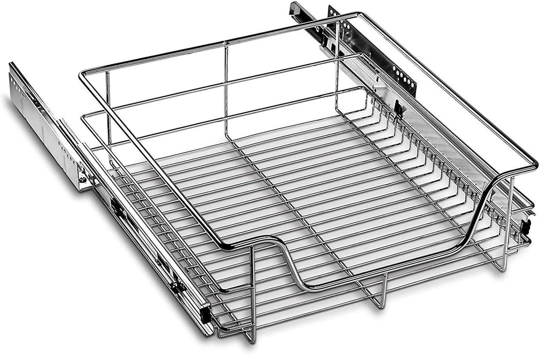 SOTECH 50 cm Teleskopschublade mit SoftClose Vollauszug mit Kugelführung 20 kg Tragkraft Chrom polie