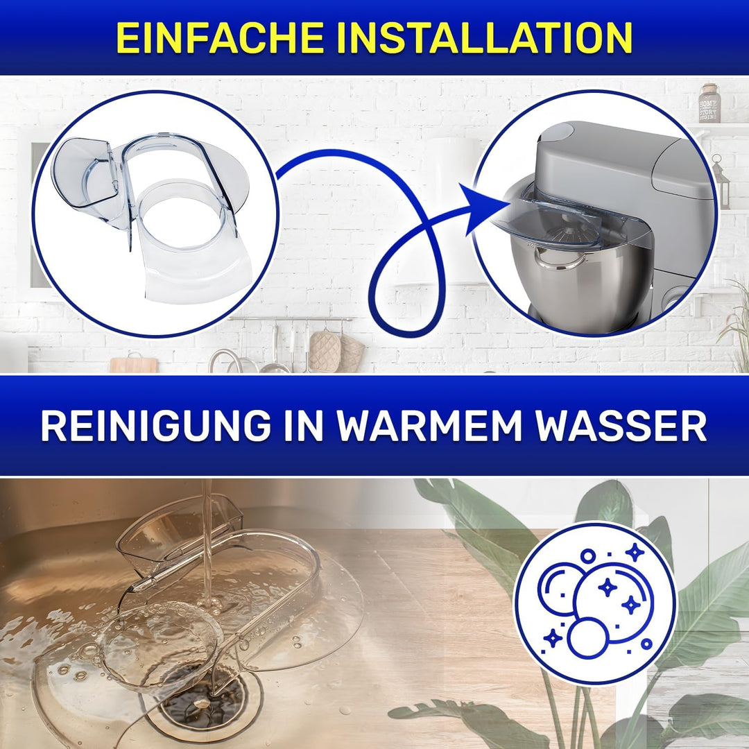 Spritzschutz Deckel für Küchenmaschine KW715830 für Kenwood Chef Elite