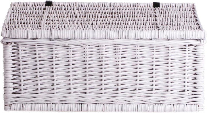 Weidenkoffer, Aufbewahrungskorb, Stylingkorb, Picknickkorb, Geschenkkorb, Deko-Korb, Multifunktionsb