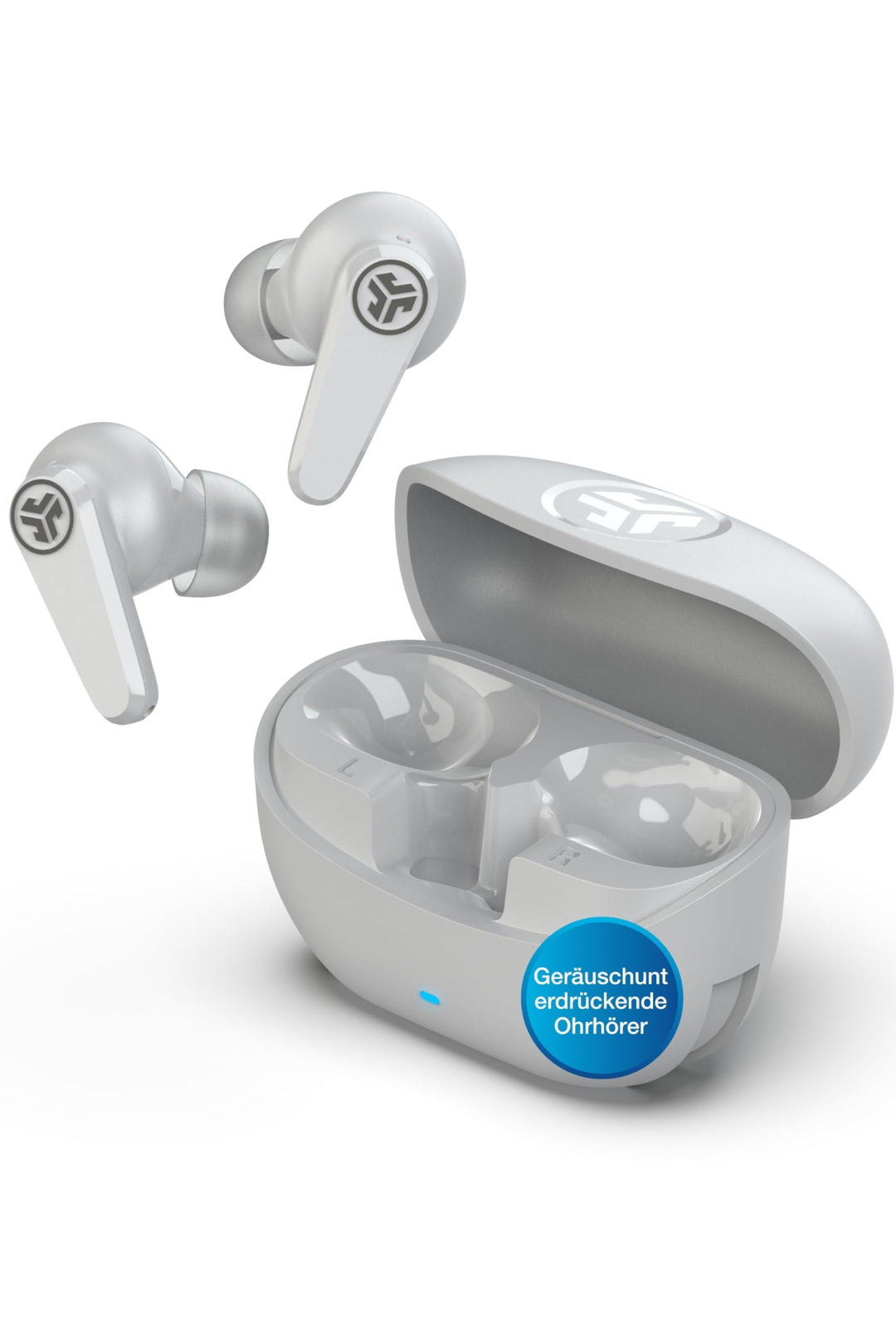 JLab Go Pods ANC In-Ear Kopfhörer Bluetooth mit Noise Cancelling - Kabellose Earbuds mit 26+ Std. -