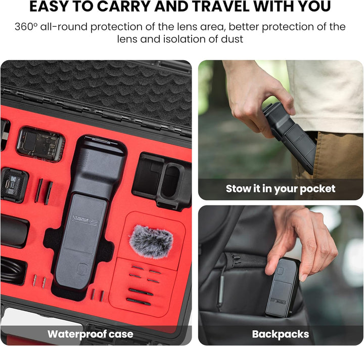 STARTRC Pocket 3 Gimbal Schutzhülle für DJI Osmo Pocket 3 Creator Combo, Anti-Fall Storage Handheld