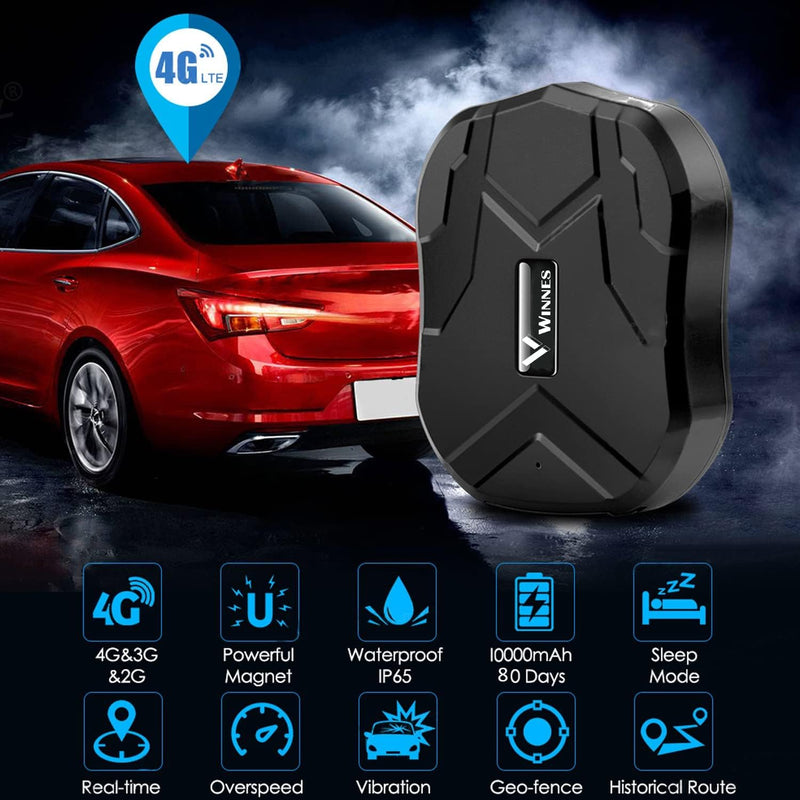 4G GPS Tracker Anti-Diebstahl GPS Locator 5000mAh IP65 wasserdichtes Echtzeit Tracking mit Vibration