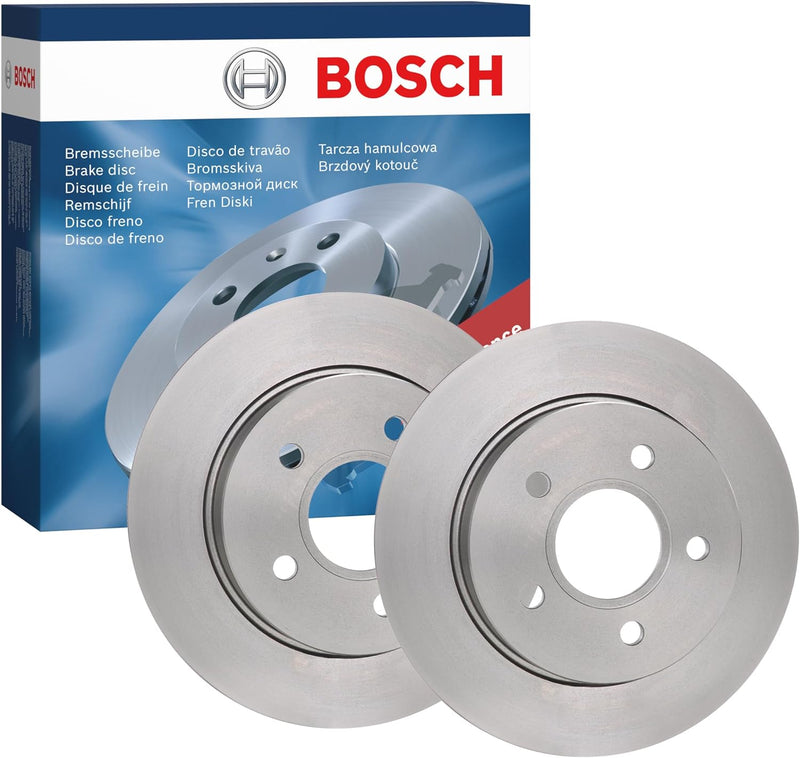 Bosch BD1048 Bremsscheiben - Hinterachse - ECE-R90 Zertifizierung - zwei Bremsscheiben pro Set