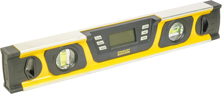 Stanley FatMax Neigungsmesser (digitale Wasserwaage in Grad|Prozent mm/m, 40 cm Länge, LCD-Anzeige)