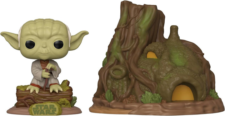 Funko Pop! Town: Star Wars - Yoda's Hut - Vinyl-Sammelfigur - Geschenkidee - Offizielle Handelswaren