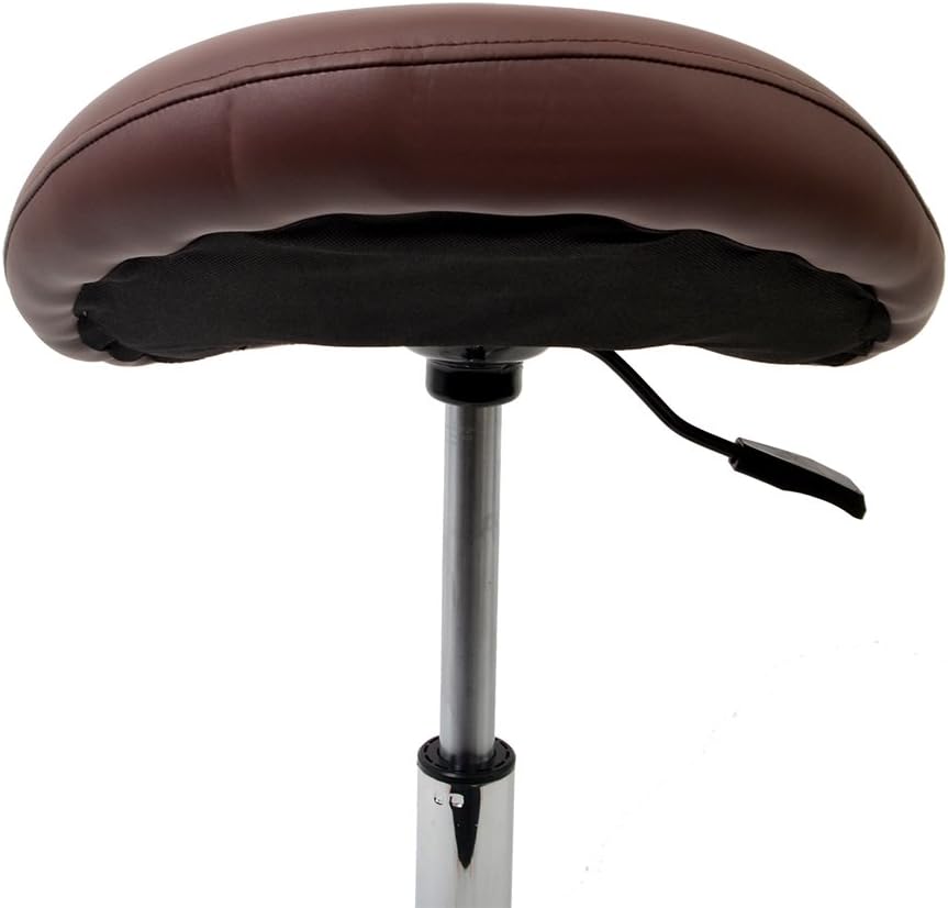 Promafit Sattelhocker/Sattelstuhl mit Gummirollen für alle Böden und Metallfuss - ergonomisch - stuf