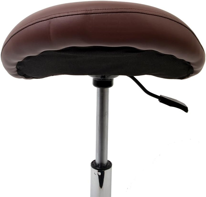 Promafit Sattelhocker/Sattelstuhl mit Gummirollen für alle Böden und Metallfuss - ergonomisch - stuf