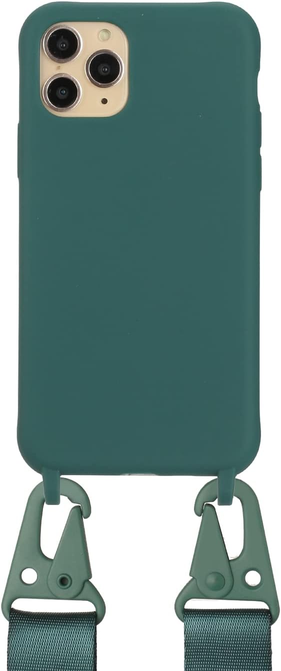 vrupin kompatibel mit iPhone 11 Pro Handykette Hülle,[2 Stück Schutzfolie 9H Härte Gehärtete Folie].