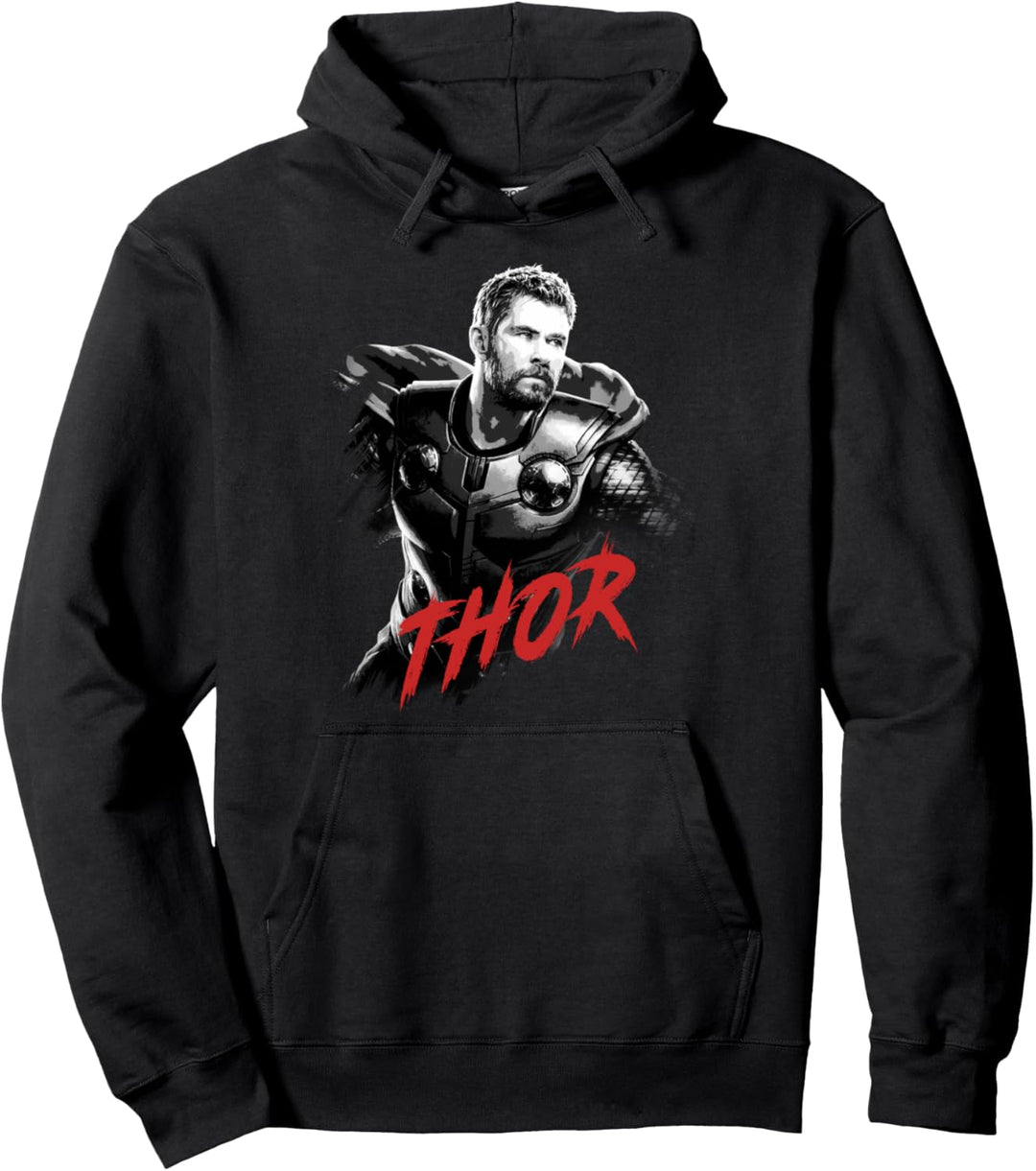 Marvel Avengers Endgame Thor Tonal Portrait Pullover Hoodie