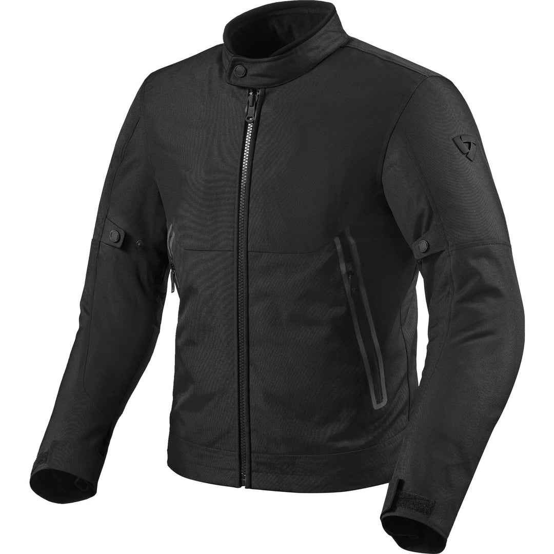 REV'IT! Revit Shade H2O Motorrad Textiljacke, schwarz, XL XL Schwarz, XL Schwarz