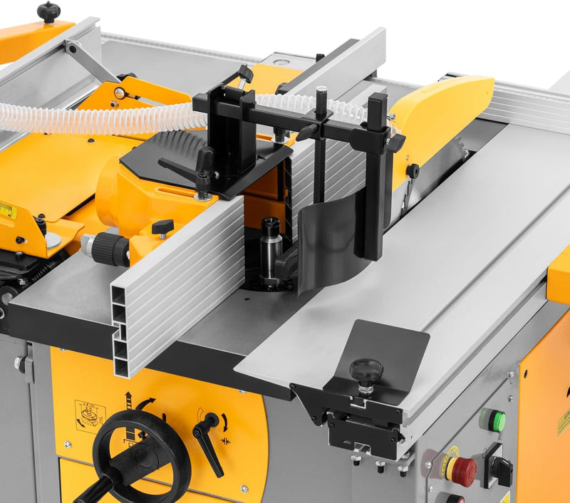 MSW Kombimaschine Holzbearbeitung 5900 W (Kreissäge: 2200 W, 4000 U/min; Spindelfräse: 1500 W, 1400-