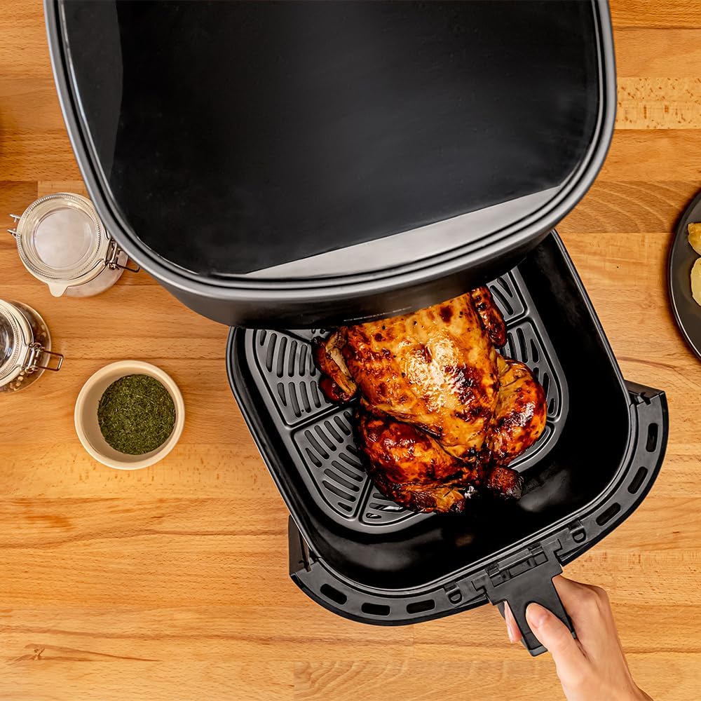 Cecotec Heissluftfritteuse ohne Öl 6,5L Cecofry Fantastik 6500. 1700W, PerfectCook-Technologie, 12 K