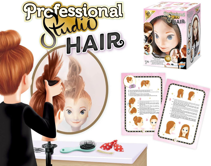 Buki - 5422 - Professional Studio Hair - Frisierköpfe, Rosa, M