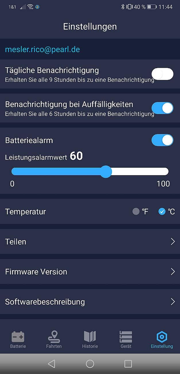 Lescars Batteriewächter 12V: Kfz-Batterietester und -Wächter für 12 Volt, mit Bluetooth & App, IP65