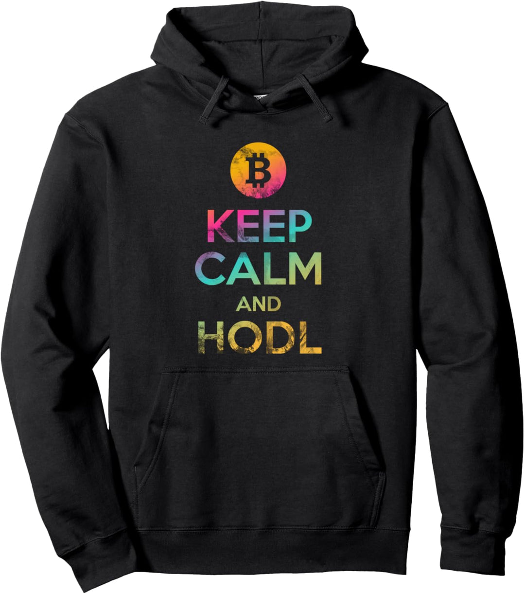 Bitcoin & Cryptos: Keep Calm and HODL Pullover Hoodie