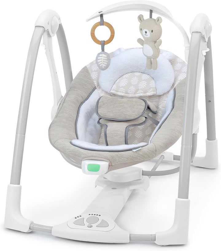 Ingenuity, ConvertMe Schaukel-2-Sitz, 5 Schaukelmodi, Vibrationen, Musik, USB-Stromadapterkabel, Spi