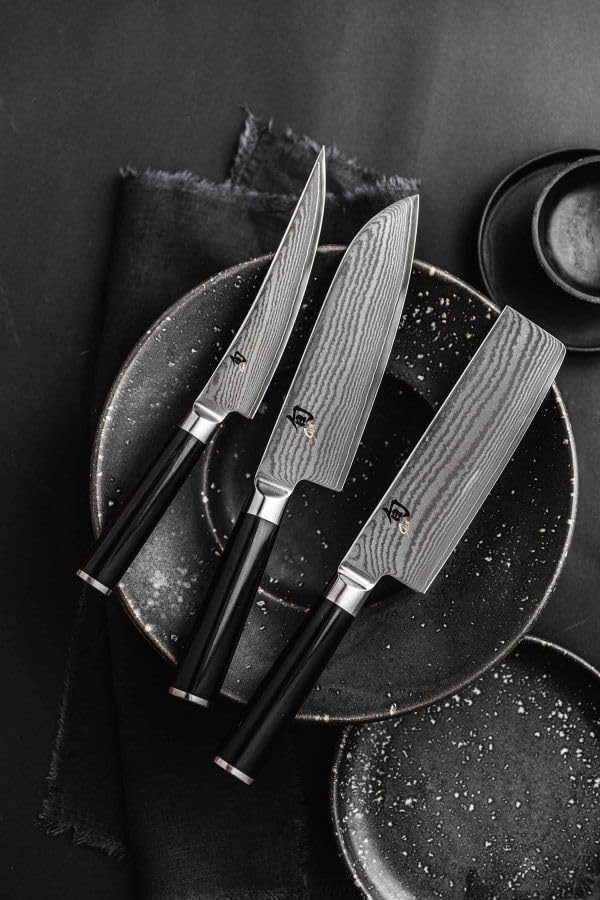 KAI DMS-310 Shun Set Messerset DM-0700+ DM-07, Silber,holzfarbe