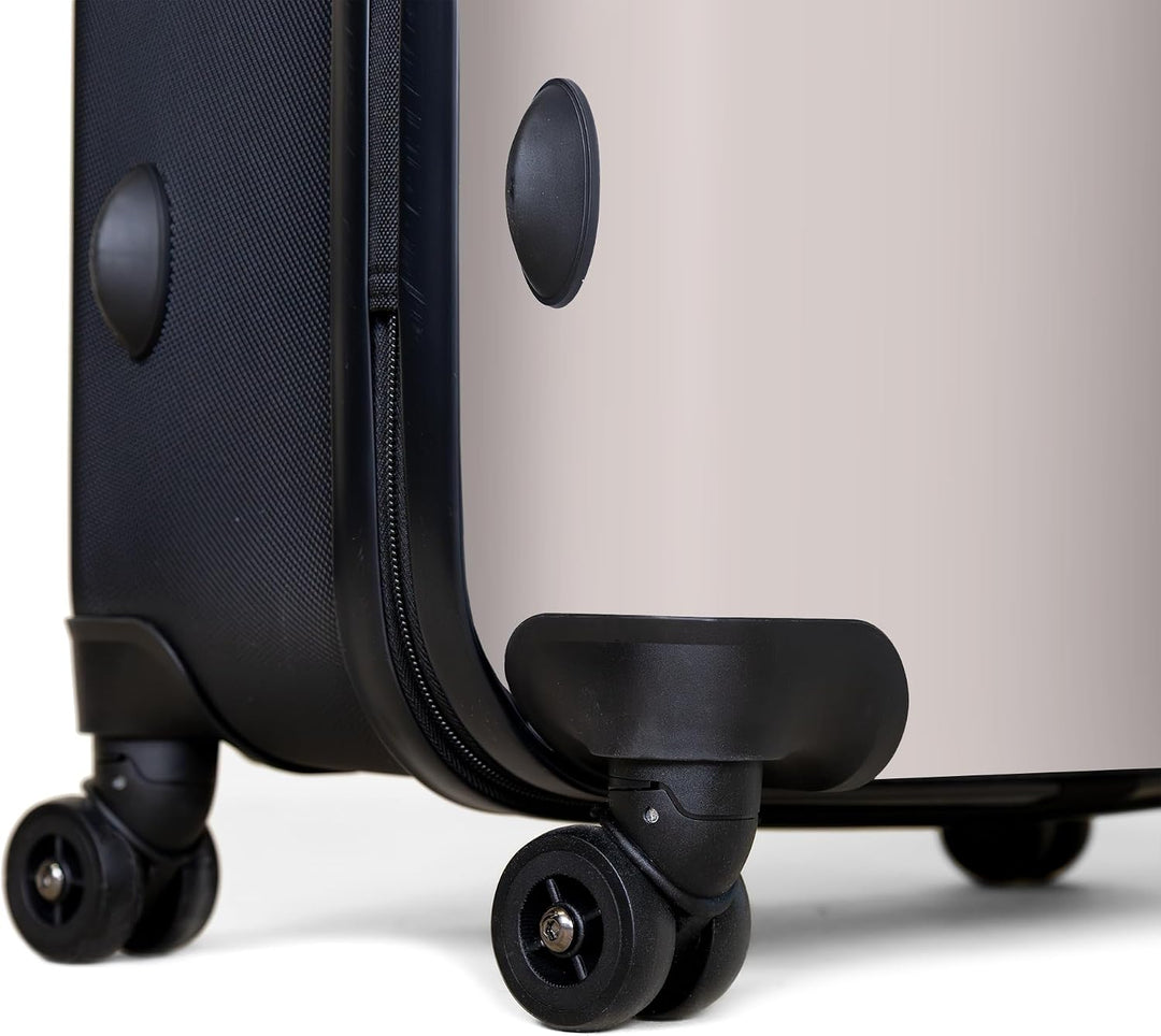 NoBoringSuitcases.com® Koffer XL Gross 77x51.5x28 cm Reisekoffer mit 4 Rollen Leicht Trolley Hartsch