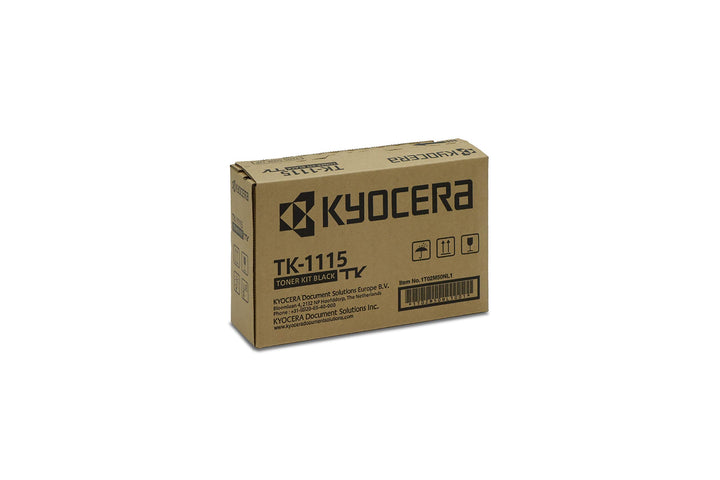 Kyocera TK-1115 Original Toner-Kartusche Schwarz 1T02M50NL0. Kompatibel für FS-1041, FS-1220MFP, FS-