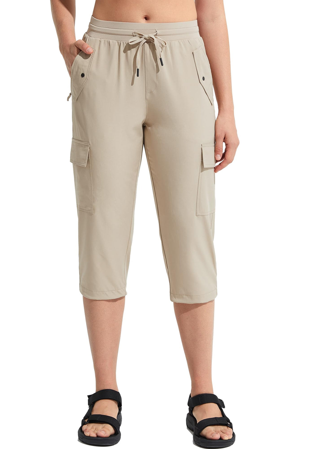 MOCOLY Damen Leichte Atmungsaktive Wanderhose Trekkinghose Outdoor wasserdichte Cargo Hose Kletterho