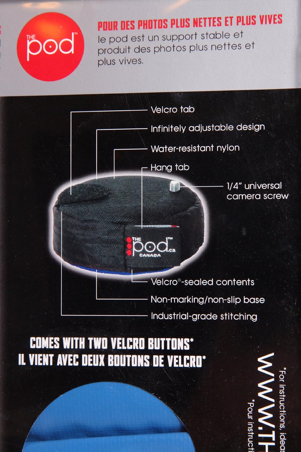 The Pod B0055-B Kameraplattform Blue & Black